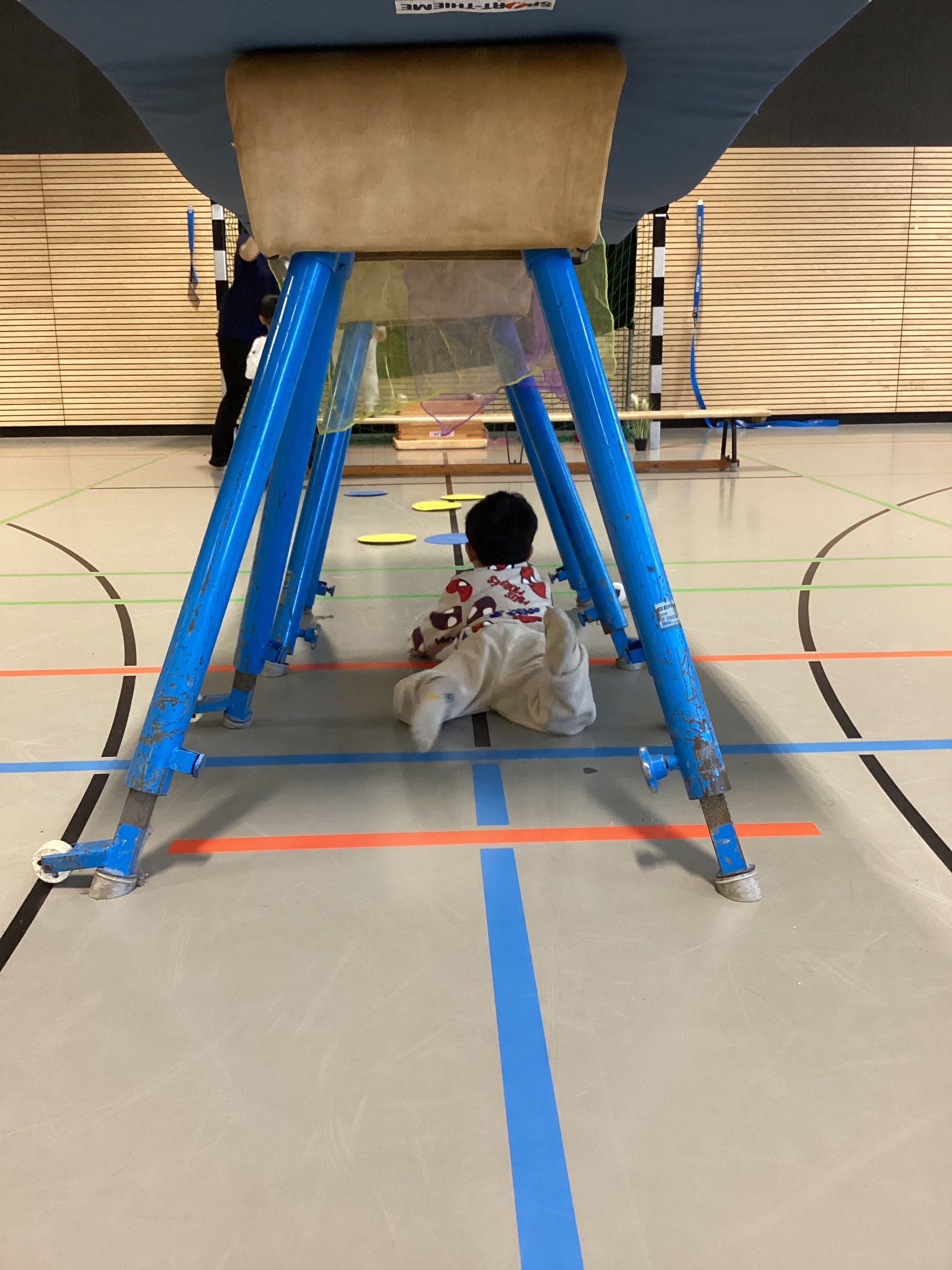 IMG 9905 Unter dem Sportgerät