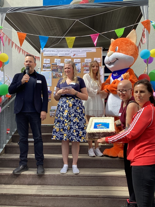 Kita Zwergtaucher Berlin feiert Sommerfest